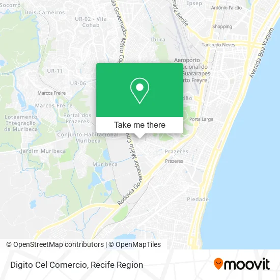 Digito Cel Comercio map