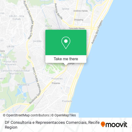 Mapa DF Consultoria e Representacoes Comerciais