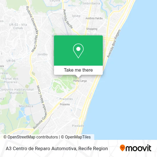 A3 Centro de Reparo Automotiva map