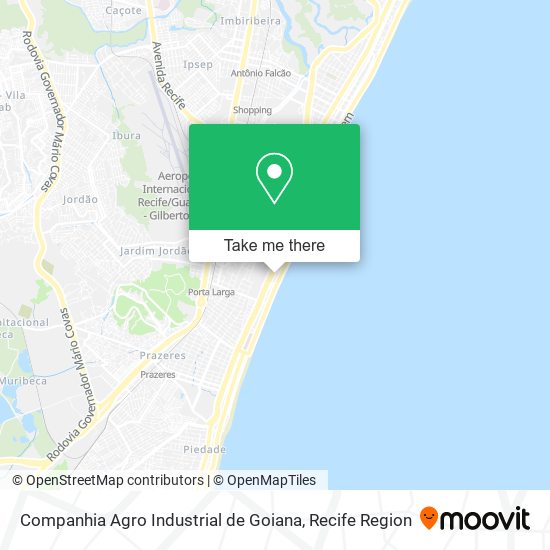 Companhia Agro Industrial de Goiana map
