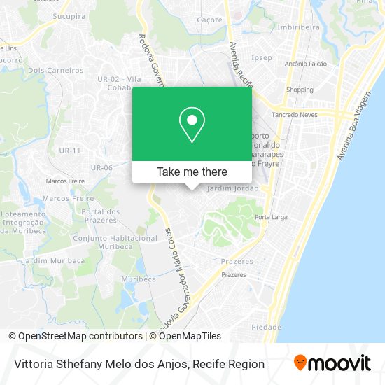 Vittoria Sthefany Melo dos Anjos map