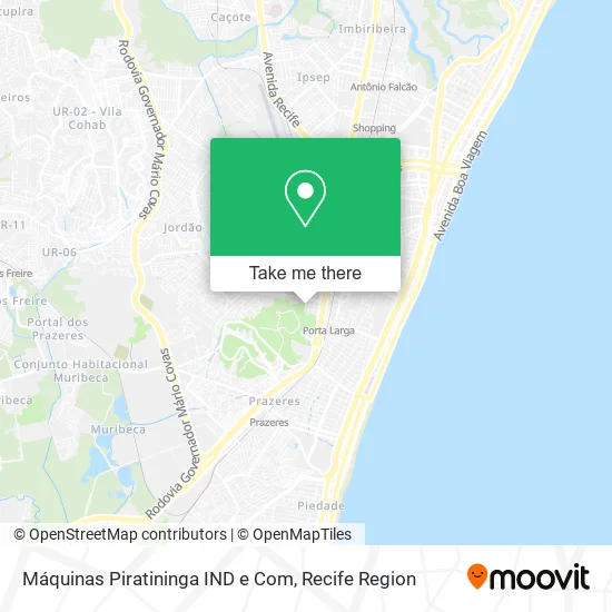 Máquinas Piratininga IND e Com map