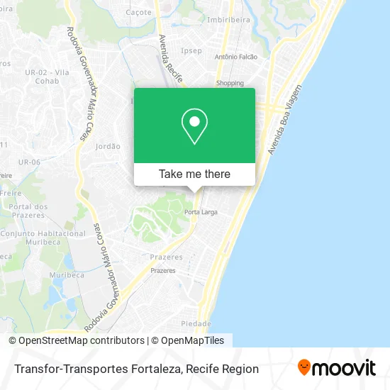Transfor-Transportes Fortaleza map