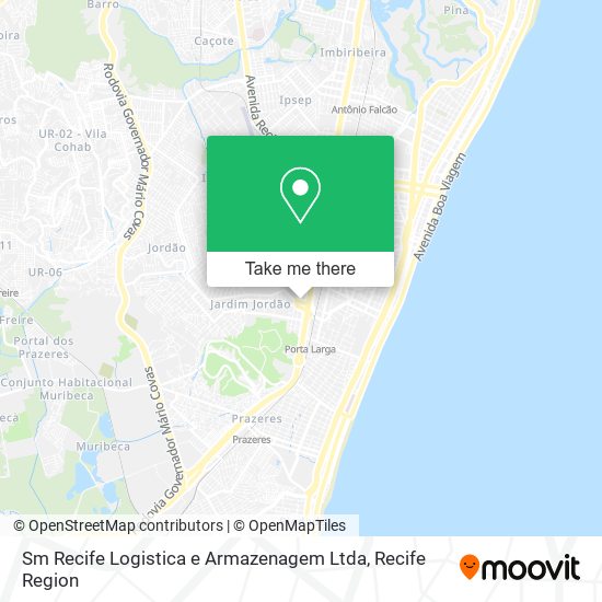 Mapa Sm Recife Logistica e Armazenagem Ltda