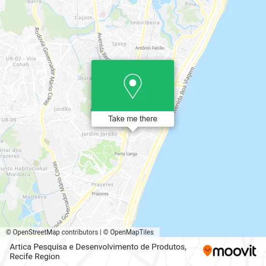 Artica Pesquisa e Desenvolvimento de Produtos map