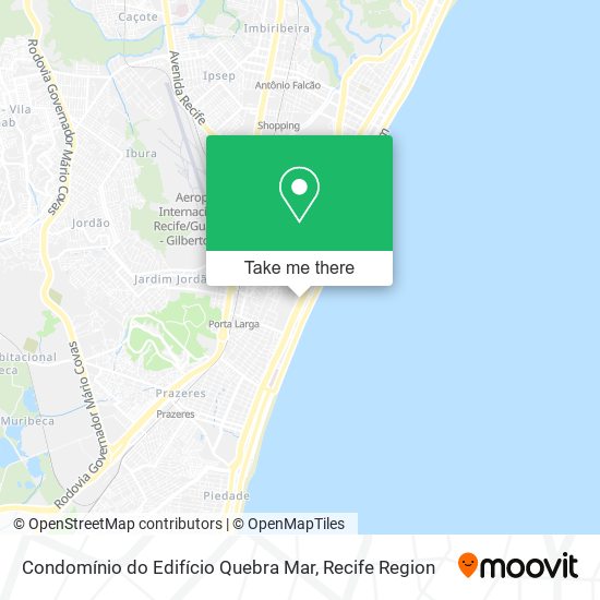 Condomínio do Edifício Quebra Mar map