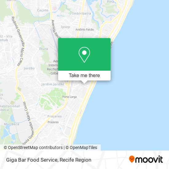 Mapa Giga Bar Food Service