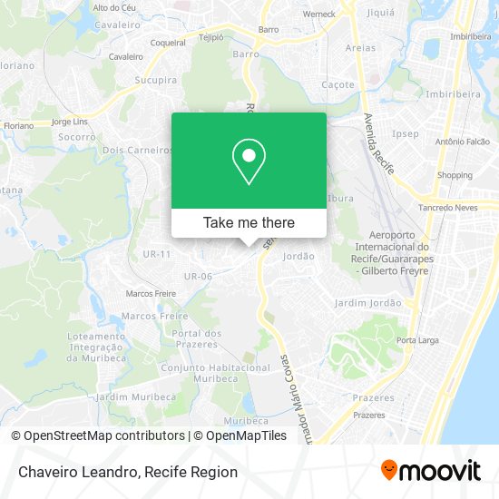 Chaveiro Leandro map