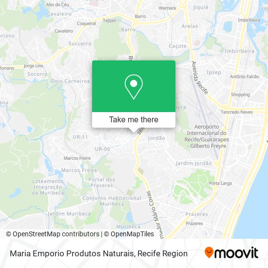 Maria Emporio Produtos Naturais map