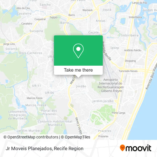 Jr Moveis Planejados map
