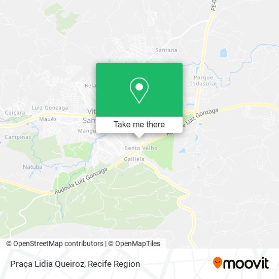 Praça Lidia Queiroz map