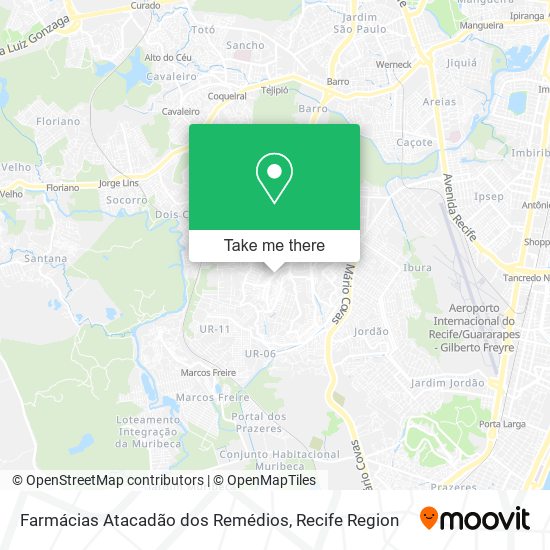 Mapa Farmácias Atacadão dos Remédios