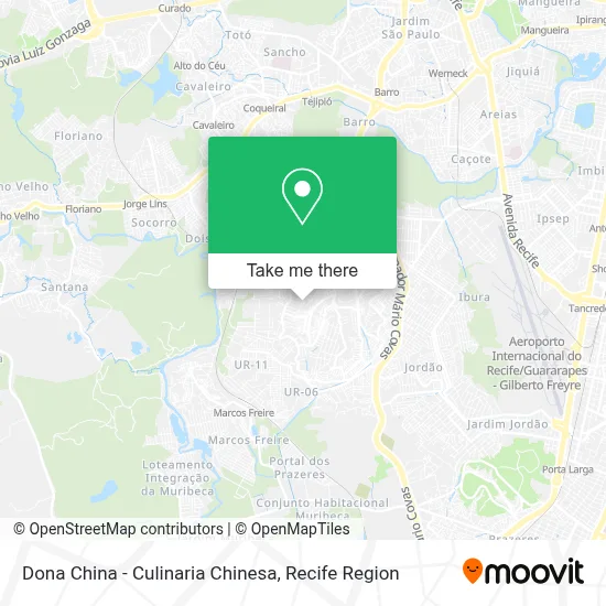 Dona China - Culinaria Chinesa map