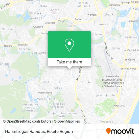 Ha Entregas Rapidas map