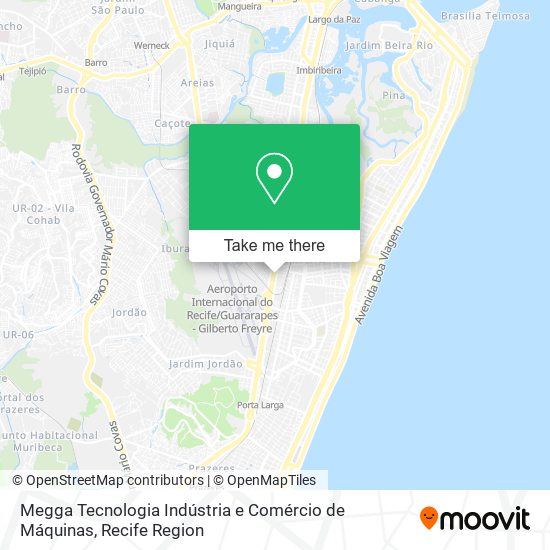 Mapa Megga Tecnologia Indústria e Comércio de Máquinas