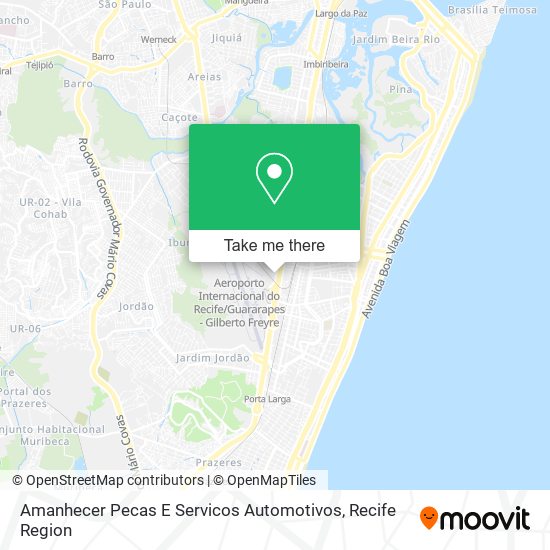 Amanhecer Pecas E Servicos Automotivos map