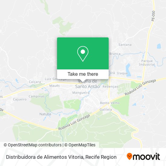 Distribuidora de Alimentos Vitoria map