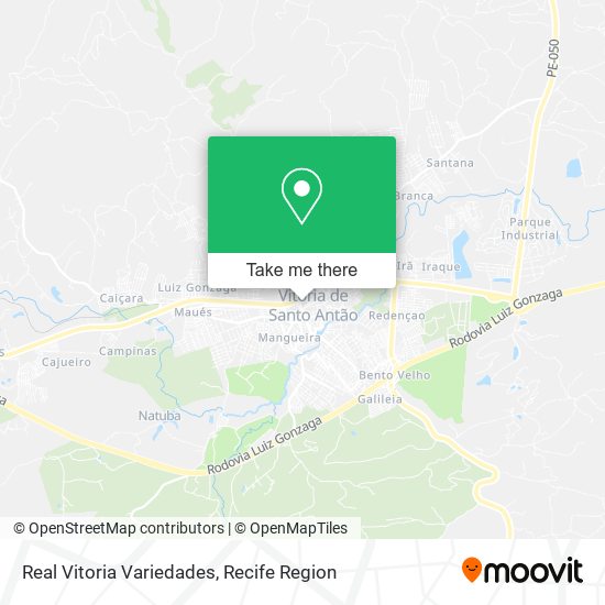 Real Vitoria Variedades map