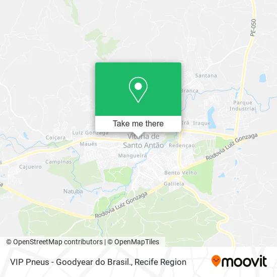 VIP Pneus - Goodyear do Brasil. map