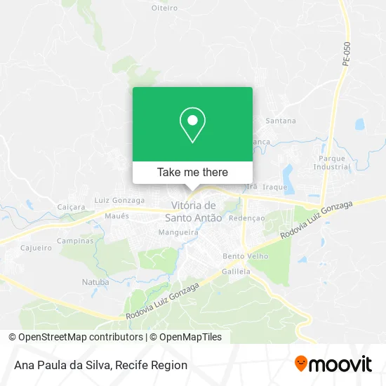 Ana Paula da Silva map