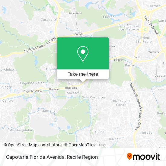 Capotaria Flor da Avenida map