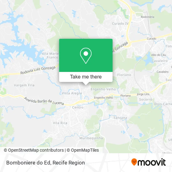 Mapa Bomboniere do Ed