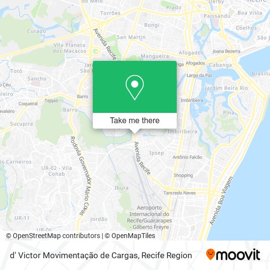 Mapa d' Victor Movimentação de Cargas