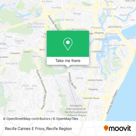 Recife Carnes E Frios map