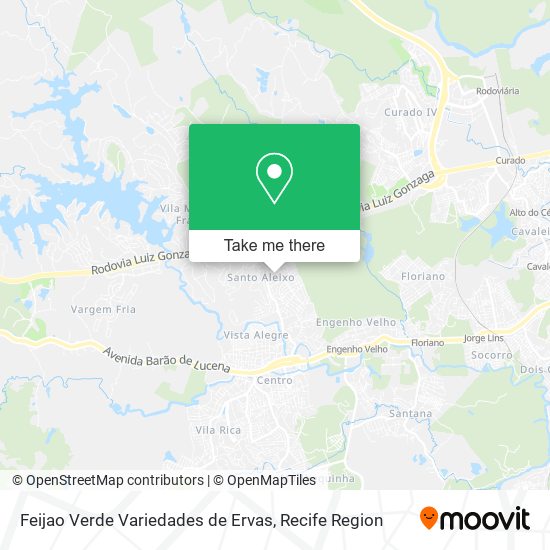 Feijao Verde Variedades de Ervas map