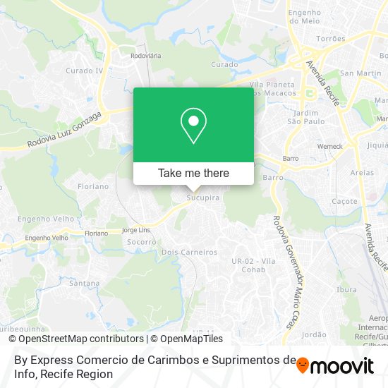 By Express Comercio de Carimbos e Suprimentos de Info map