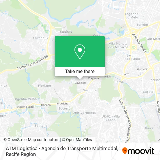 ATM Logistica - Agencia de Transporte Multimodal map