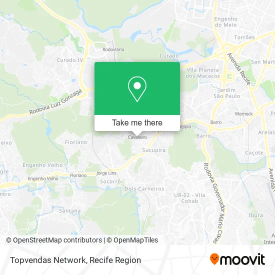 Topvendas Network map