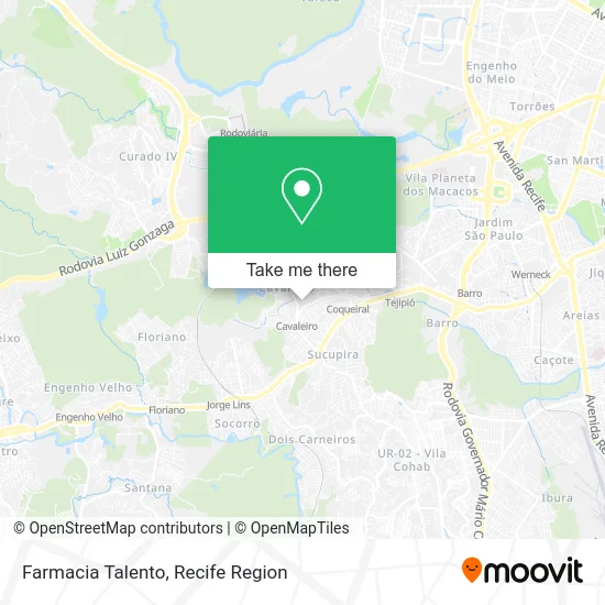 Farmacia Talento map