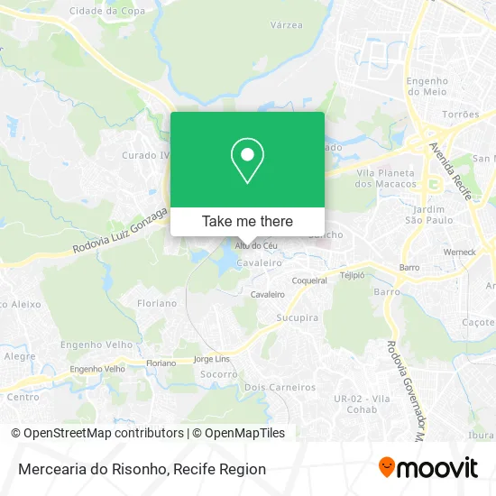 Mercearia do Risonho map