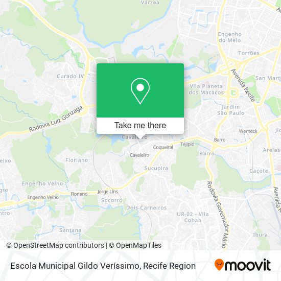Escola Municipal Gildo Veríssimo map
