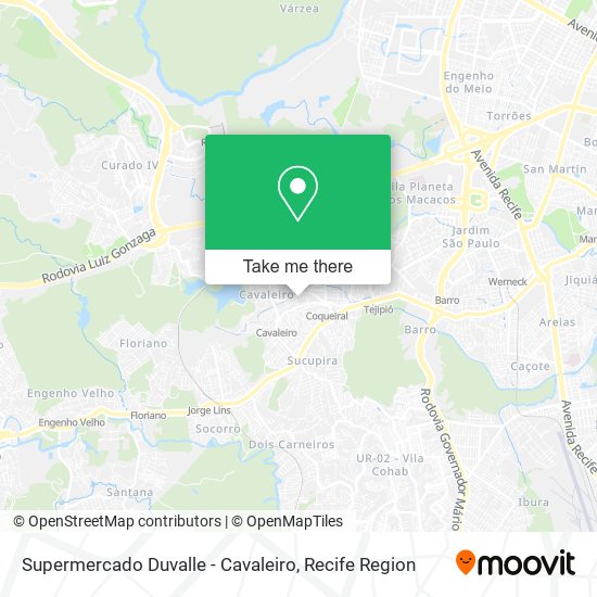 Supermercado Duvalle - Cavaleiro map