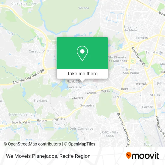 We Moveis Planejados map