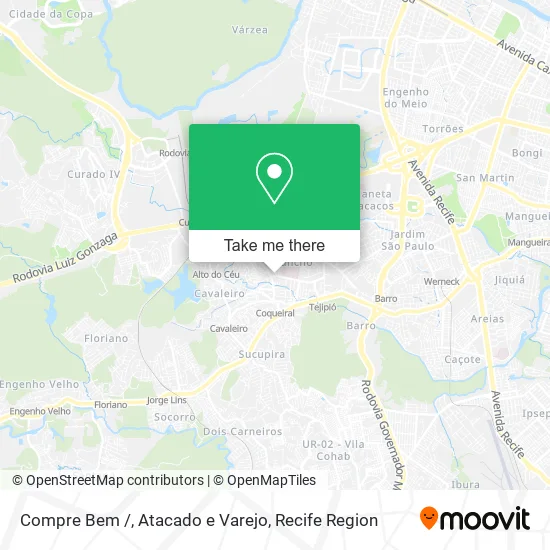 Compre Bem /, Atacado e Varejo map