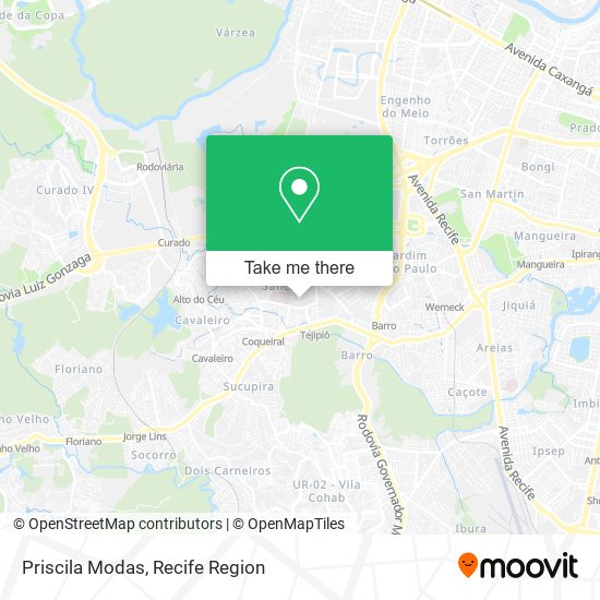Priscila Modas map