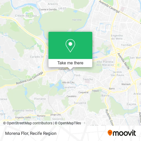 Morena Flor map