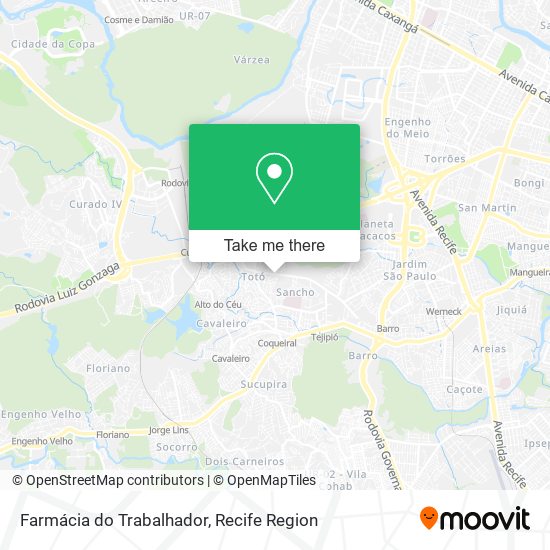 Farmácia do Trabalhador map