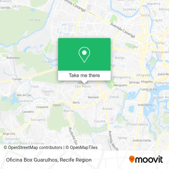 Oficina Box Guarulhos map