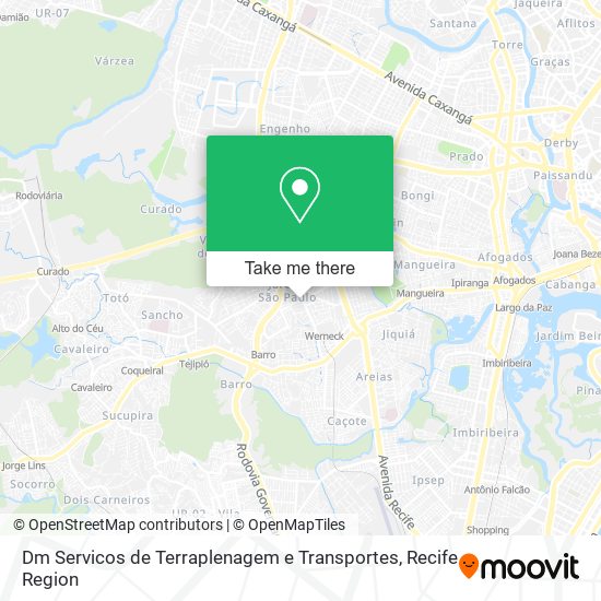 Dm Servicos de Terraplenagem e Transportes map