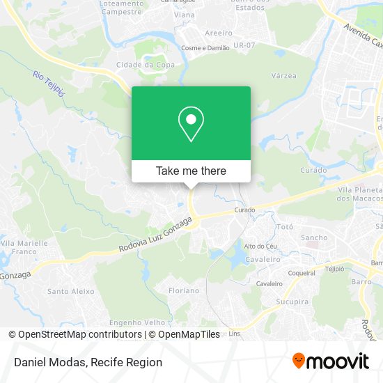 Daniel Modas map