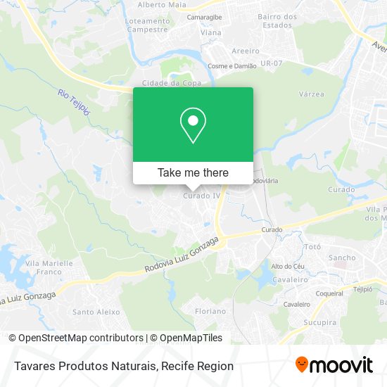 Mapa Tavares Produtos Naturais