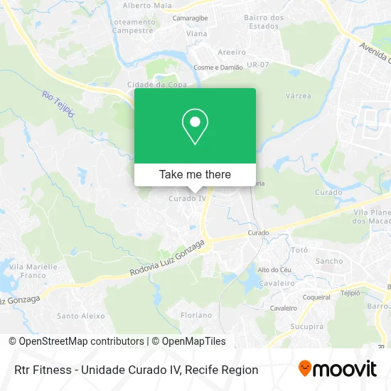 Rtr Fitness - Unidade Curado IV map