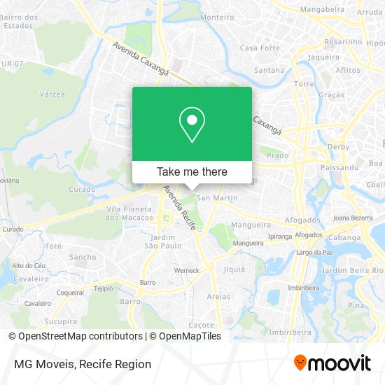 MG Moveis map