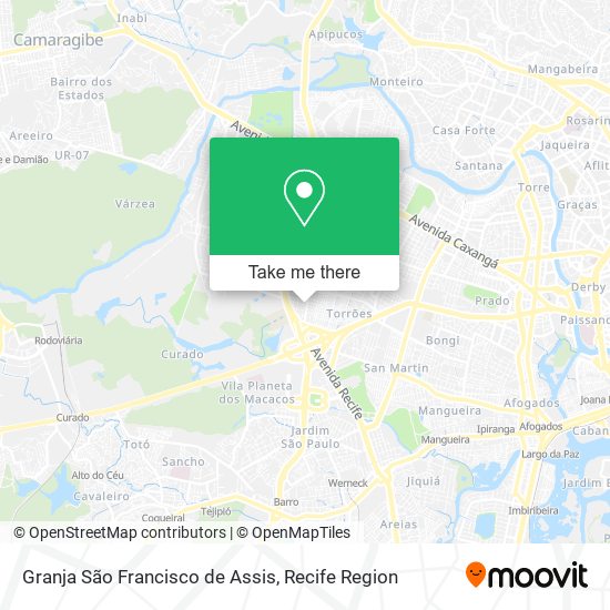 Granja São Francisco de Assis map