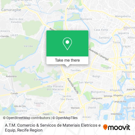 Mapa A.T.M. Comercio & Servicos de Materiais Eletricos e Equip