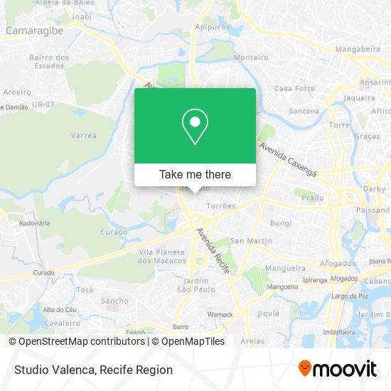 Studio Valenca map